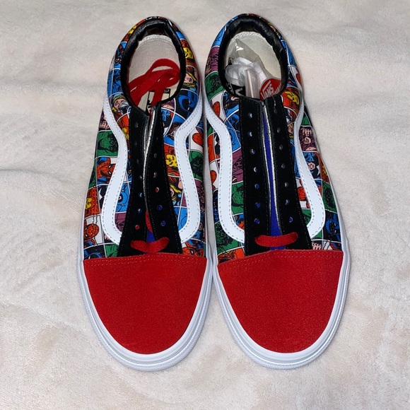 custom marvel vans
